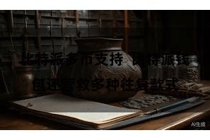 比特派多币支持 比特派钱包还营救多种往复款式