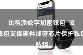 比特派数字加密钱包  该钱包支撑硬件加密芯片保护私钥