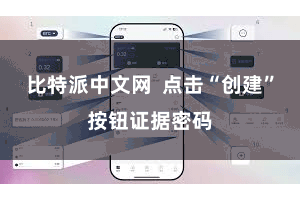 比特派中文网 点击“创建”按钮证据密码