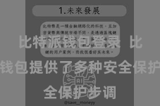 比特派钱包登录  比特派钱包提供了多种安全保护步调